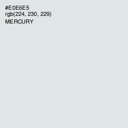 #E0E6E5 - Mercury Color Image