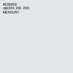 #E0E6E8 - Mercury Color Image