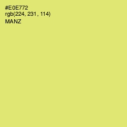 #E0E772 - Manz Color Image