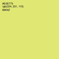 #E0E773 - Manz Color Image