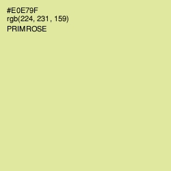 #E0E79F - Primrose Color Image