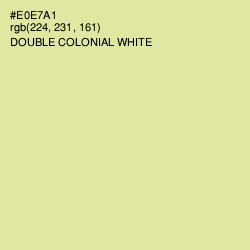 #E0E7A1 - Double Colonial White Color Image