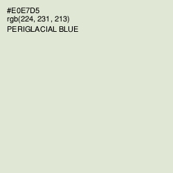 #E0E7D5 - Periglacial Blue Color Image