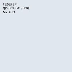 #E0E7EF - Mystic Color Image