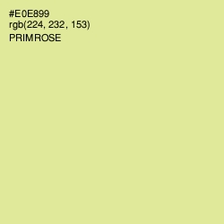 #E0E899 - Primrose Color Image
