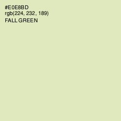 #E0E8BD - Fall Green Color Image
