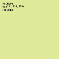 #E0E998 - Primrose Color Image