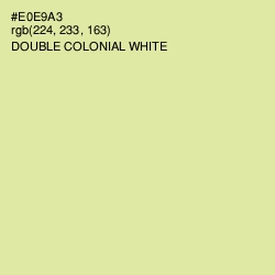 #E0E9A3 - Double Colonial White Color Image