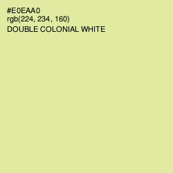 #E0EAA0 - Double Colonial White Color Image