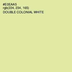 #E0EAA5 - Double Colonial White Color Image