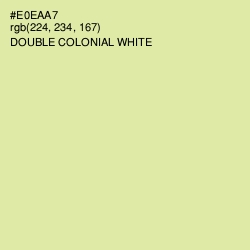 #E0EAA7 - Double Colonial White Color Image