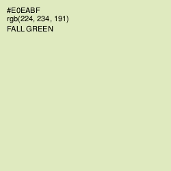 #E0EABF - Fall Green Color Image