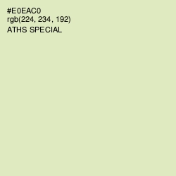 #E0EAC0 - Aths Special Color Image