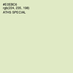 #E0EBC6 - Aths Special Color Image