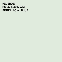 #E0EBDE - Periglacial Blue Color Image