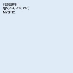 #E0EBF8 - Mystic Color Image