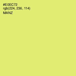 #E0EC72 - Manz Color Image