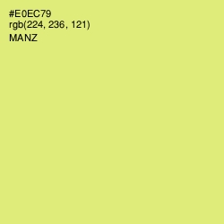 #E0EC79 - Manz Color Image