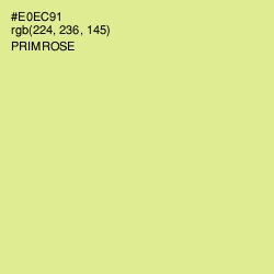 #E0EC91 - Primrose Color Image