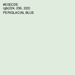 #E0ECDE - Periglacial Blue Color Image
