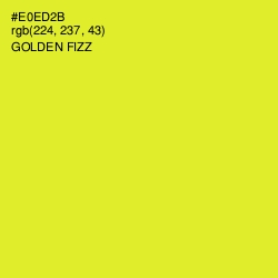 #E0ED2B - Golden Fizz Color Image