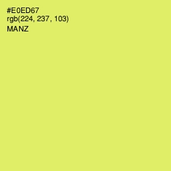 #E0ED67 - Manz Color Image