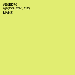 #E0ED70 - Manz Color Image
