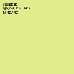 #E0ED8D - Mindaro Color Image