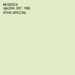 #E0EDC6 - Aths Special Color Image