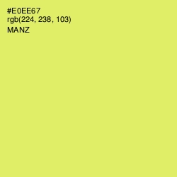 #E0EE67 - Manz Color Image