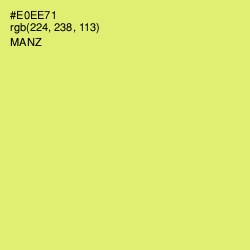 #E0EE71 - Manz Color Image