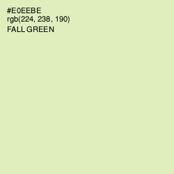 #E0EEBE - Fall Green Color Image