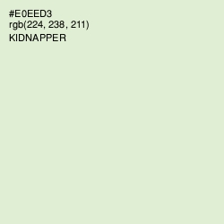 #E0EED3 - Kidnapper Color Image
