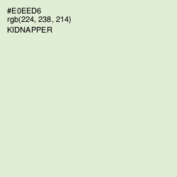 #E0EED6 - Kidnapper Color Image