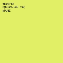 #E0EF66 - Manz Color Image