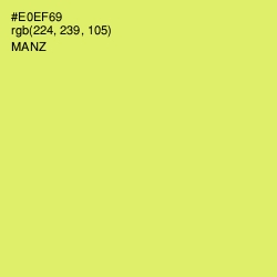 #E0EF69 - Manz Color Image