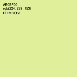 #E0EF99 - Primrose Color Image
