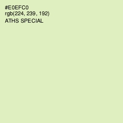 #E0EFC0 - Aths Special Color Image