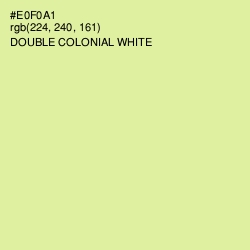 #E0F0A1 - Double Colonial White Color Image