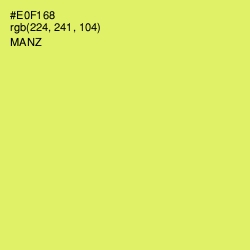 #E0F168 - Manz Color Image