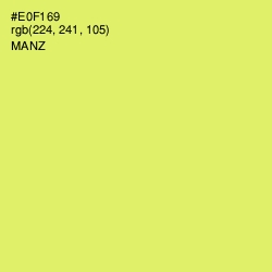 #E0F169 - Manz Color Image