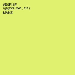 #E0F16F - Manz Color Image