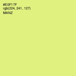 #E0F17F - Manz Color Image