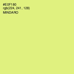 #E0F180 - Mindaro Color Image