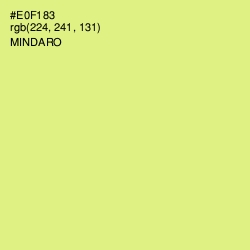 #E0F183 - Mindaro Color Image