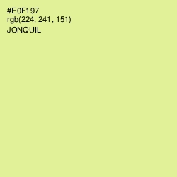 #E0F197 - Jonquil Color Image