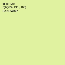 #E0F1A0 - Sandwisp Color Image