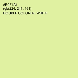 #E0F1A1 - Double Colonial White Color Image