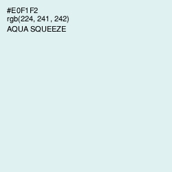 #E0F1F2 - Aqua Squeeze Color Image
