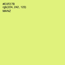 #E0F27B - Manz Color Image